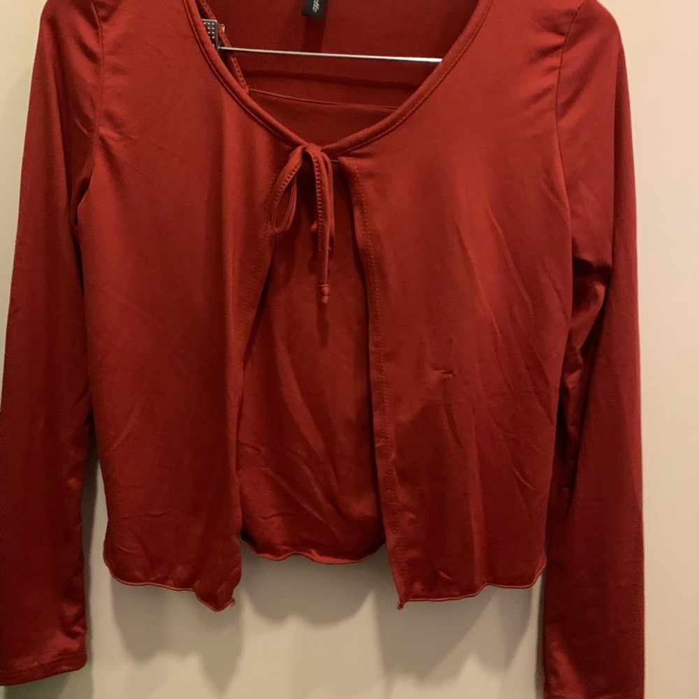 Women's Long Sleeve Layered Look Top